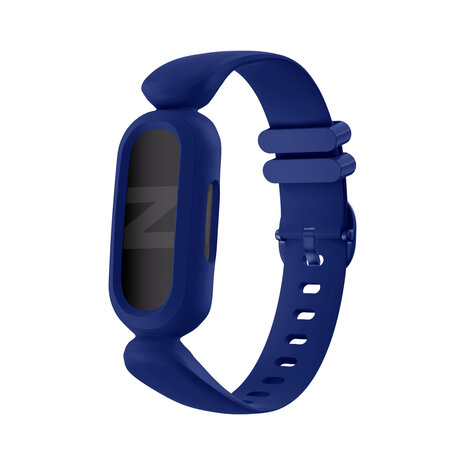 Bandz Bandz Fitbit Ace 3 siliconen band 'Classic' (donkerblauw)