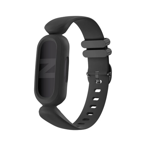 Bandz Bandz Fitbit Ace 3 siliconen band 'Classic' (zwart)