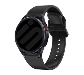 Strap-it® Samsung Galaxy Watch 5 40mm 'One push' siliconen band (zwart)