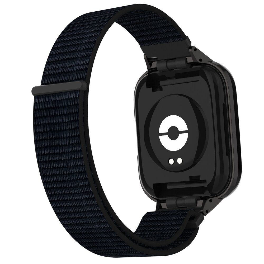 Strap-it® Strap-it Redmi Watch 3 Active / Lite nylon band (zwart)