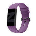 Bandz Bandz Fitbit Charge 4 siliconen band 'Classic' (paars)