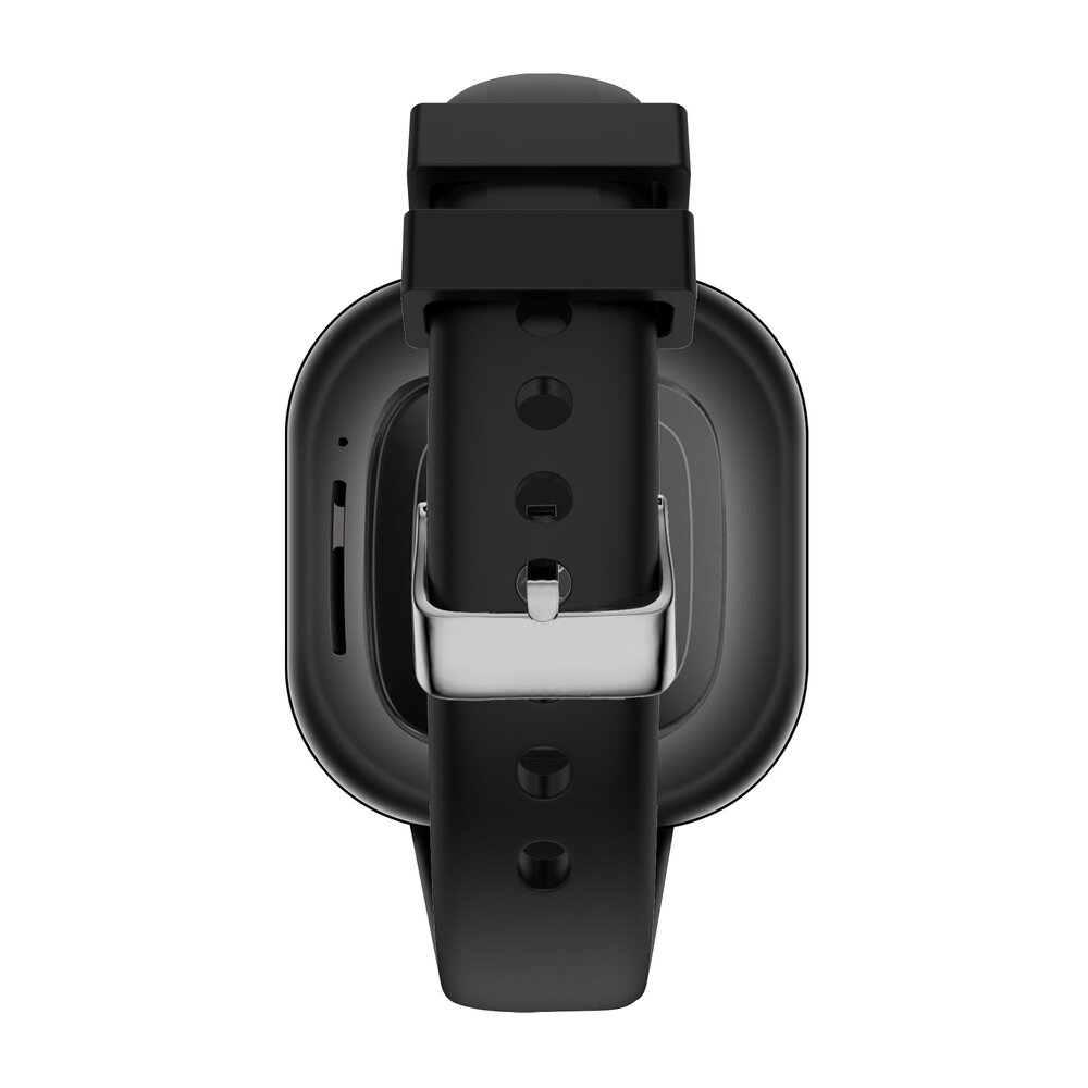 Bandz Bandz Fitbit Versa 4 silicone band 'Slim' (zwart)