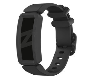 Bandz Bandz Fitbit Ace 2 siliconen band 'Classic' (zwart)