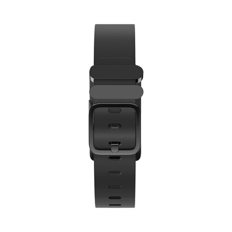 Bandz Bandz Fitbit Ace 2 siliconen band 'Classic' (zwart)