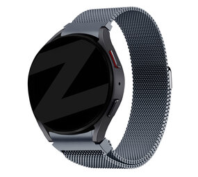 Bandz Bandz Samsung Galaxy Watch 5 - 40mm Milanese loop band (grijs)
