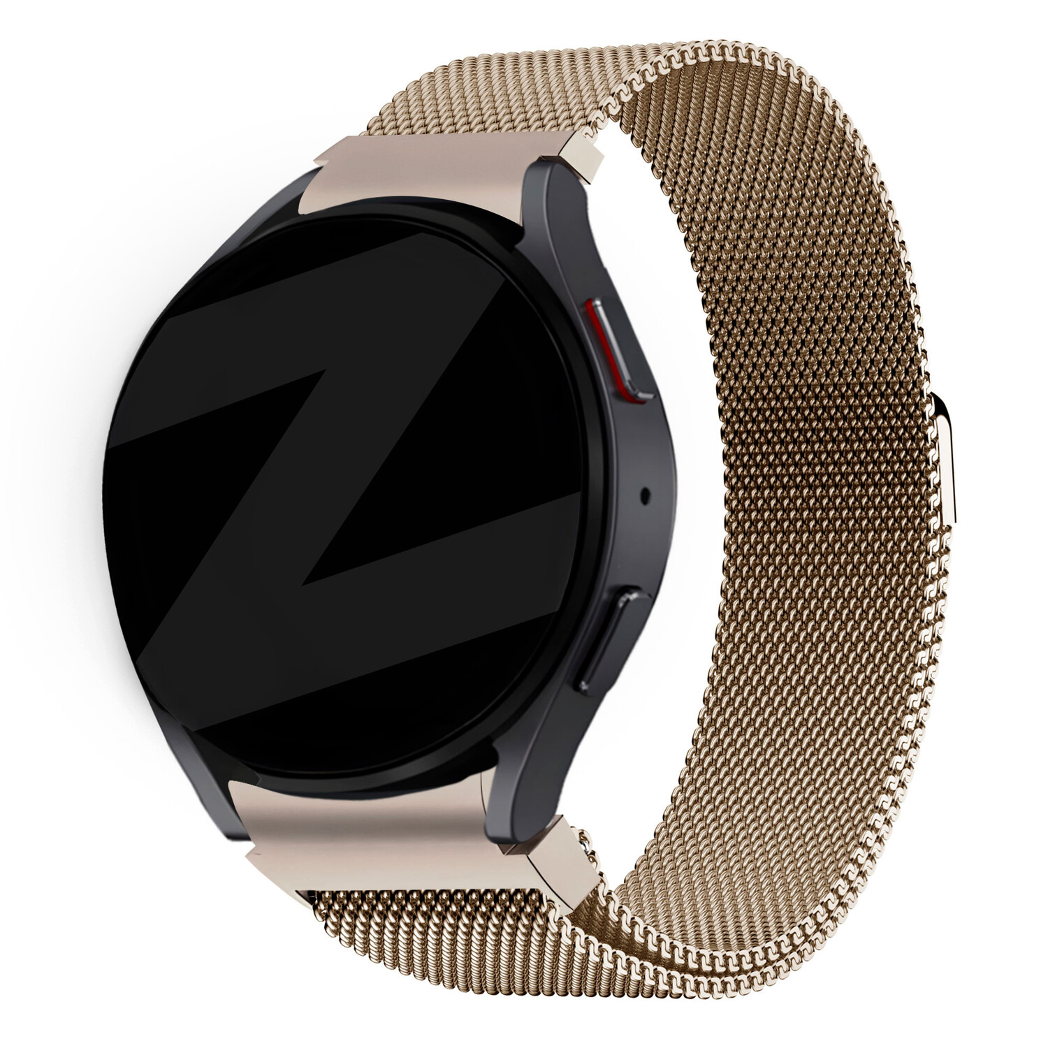 Bandz Bandz Samsung Galaxy Watch 6 Classic 47mm Milanese loop band champagne