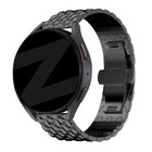 Bandz Bandz Samsung Galaxy Watch 46mm stalen band 'Dragon' (zwart)