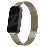 Bandz Bandz Fitbit Luxe Milanese loop band (champagne)