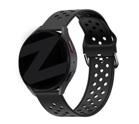 Bandz Bandz Samsung Galaxy Watch 6 Classic 47mm sport band 'Air' (zwart) Bandz Bandz Samsung Galaxy Watch 6 Classic 47mm sport band 'Air' (zwart)
