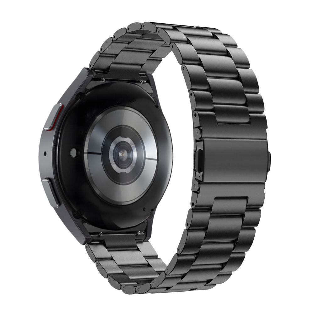 Bandz Bandz Samsung Galaxy Watch 5 - 40mm titanium schakel band (zwart)