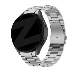 Bandz Bandz Samsung Galaxy Watch 6 - 44mm titanium schakel band (zilver)