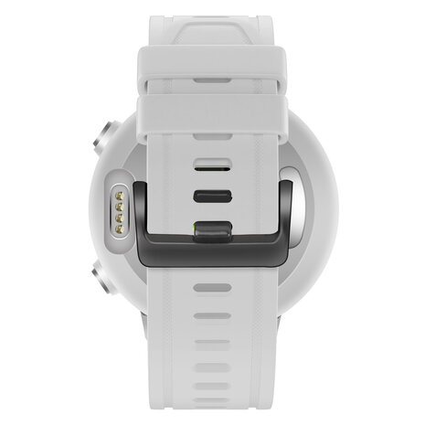 Garmin Fenix 5s 6s siliconen band met gesp wit Smartwatchbanden