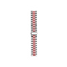 Strap-it® Strap-it Huawei Watch GT 4 - 41mm stalen band zilver/roze Strap-it® Strap-it Huawei Watch GT 4 - 41mm stalen band zilver/roze