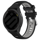 Strap-it® Strap-it Garmin  Forerunner 245 sport gesp bandje (zwart/grijs)