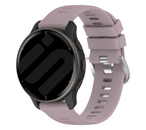 Strap-it® Garmin Vivoactive 5  siliconen bandje (violet)