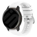 Strap-it® Garmin Vivoactive 3  siliconen bandje (wit)