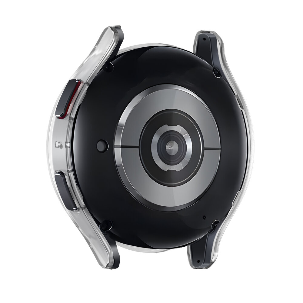 Strap-it® Strap-it Samsung Galaxy Watch 6 44mm PC hard case met glas (transparant)