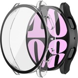 Strap-it® Samsung Galaxy Watch 6 40mm PC hard case met glas (transparant)
