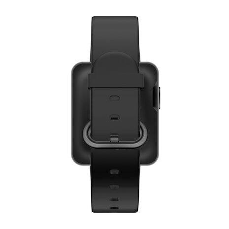 Bandz Bandz Xiaomi MI Watch Lite siliconen band 'Classic' (zwart)
