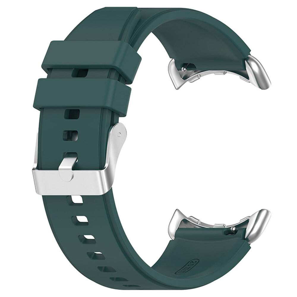 Strap-it® Strap-it Google Pixel Watch 1/2 siliconen bandje (donkergroen)