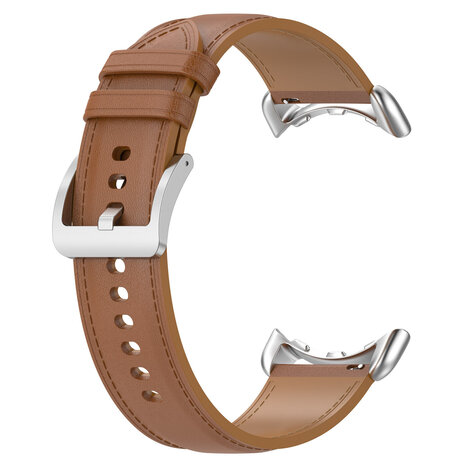 Strap-it® Strap-it Google Pixel Watch 1/2 leren bandje (bruin)
