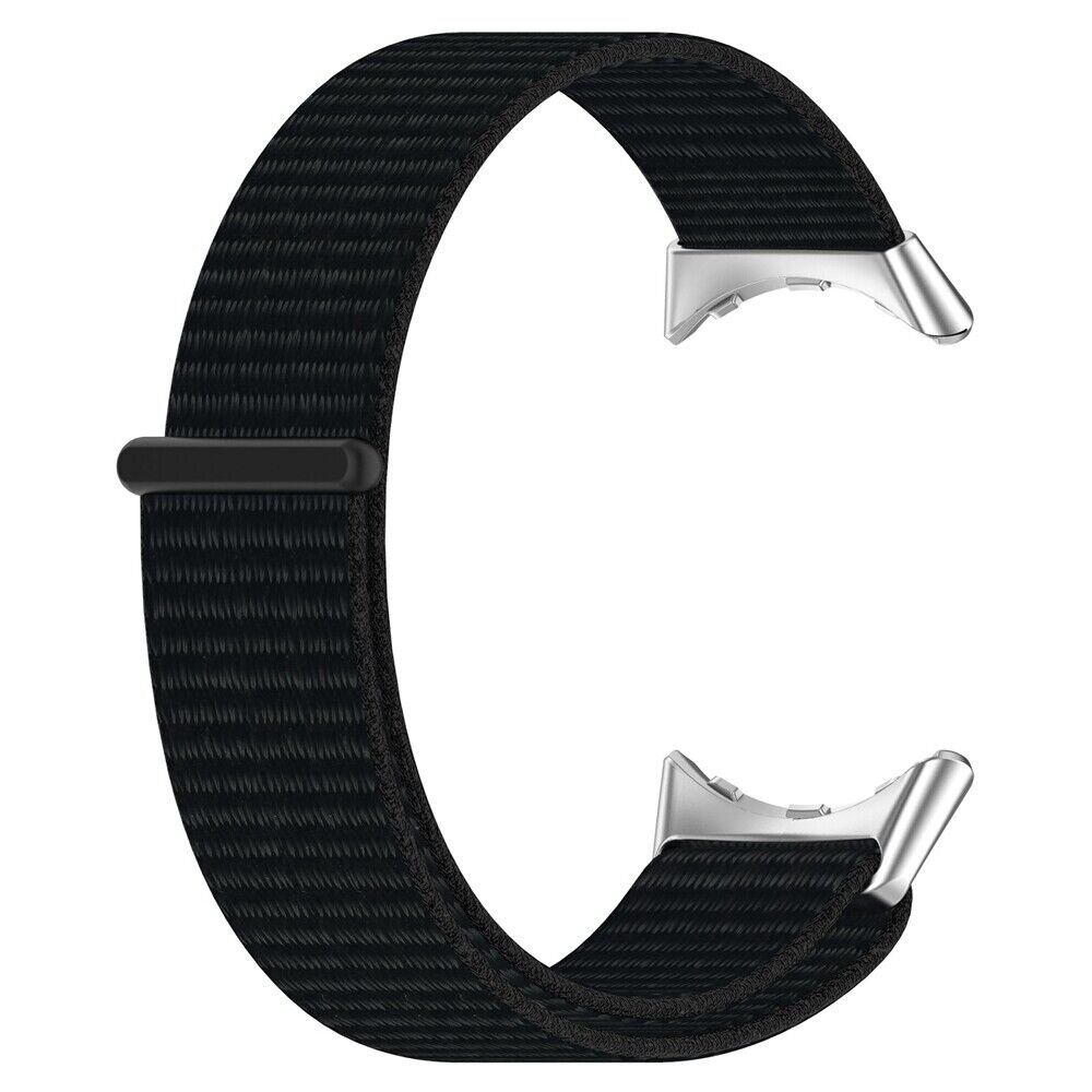 Strap-it® Strap-it Google Pixel Watch 1/2 nylon bandje (zwart)