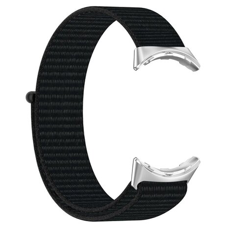 Strap-it® Strap-it Google Pixel Watch 1/2 nylon bandje (zwart)