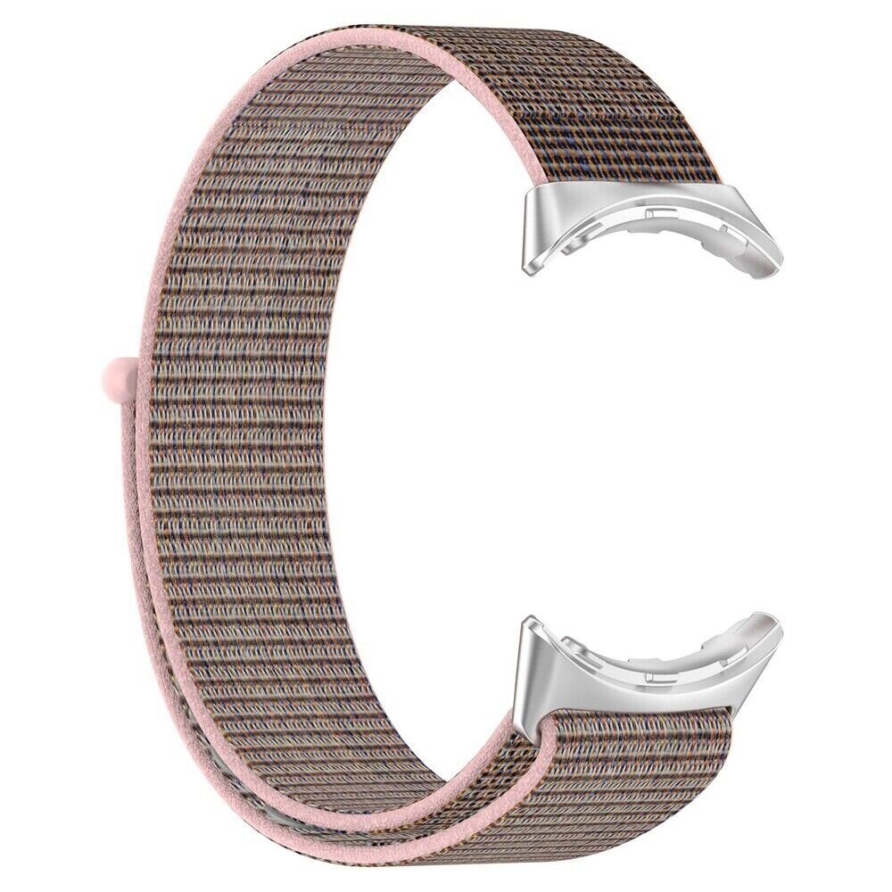 Strap-it® Strap-it Google Pixel Watch 1/2 nylon bandje (roze)