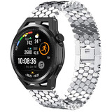 Strap-it® Huawei Watch GT stalen vis band (zilver)