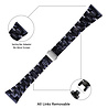 Strap-it® Strap-it Huawei Watch GT resin band (zwart/wit) Strap-it® Strap-it Huawei Watch GT resin band (zwart/wit)
