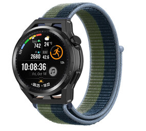 Strap-it® Huawei Watch GT nylon band (moss green)