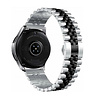Strap-it® Strap-it Huawei Watch GT Jubilee stalen band (zilver/zwart) Strap-it® Strap-it Huawei Watch GT Jubilee stalen band (zilver/zwart)