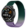 Strap-it® Strap-it Huawei Watch GT Milanese band (paars/groen) Strap-it® Strap-it Huawei Watch GT Milanese band (paars/groen)