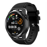 Strap-it® Huawei Watch GT siliconen bandje (zwart)