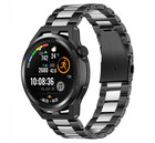 Strap-it® Strap-it Huawei Watch GT stalen band (zwart/zilver)
