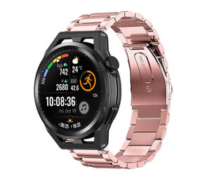 Strap-it® Huawei Watch GT stalen band (rosé pink)