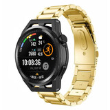 Strap-it® Huawei Watch GT stalen band (goud)