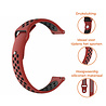 Strap-it® Strap-it Huawei Watch GT sport band (rood/zwart) Strap-it® Strap-it Huawei Watch GT sport band (rood/zwart)
