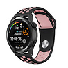 Strap-it® Strap-it Huawei Watch GT sport band (zwart/roze) Strap-it® Strap-it Huawei Watch GT sport band (zwart/roze)