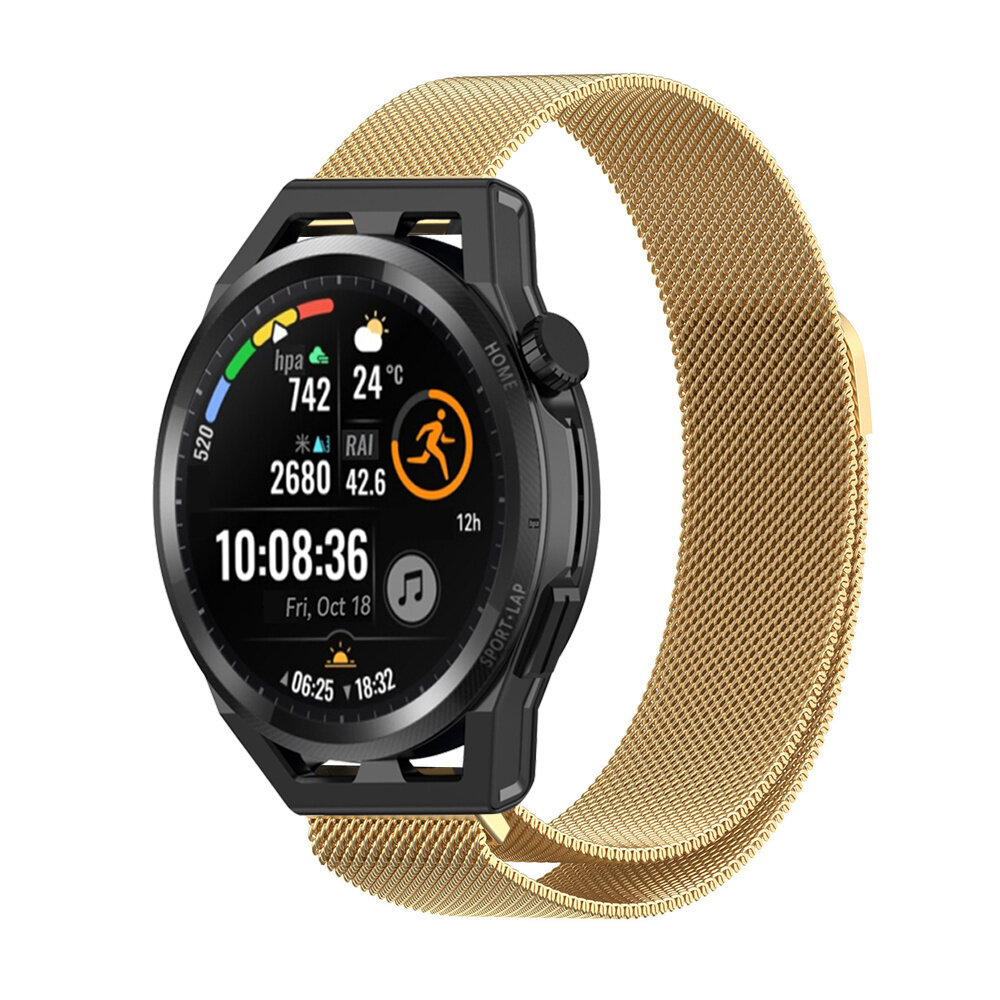 Strap-it® Strap-it Huawei Watch GT Milanese band (goud)