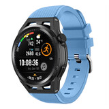 Strap-it® Huawei Watch GT siliconen bandje (zand blauw)