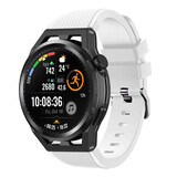 Strap-it® Huawei Watch GT siliconen bandje (wit)