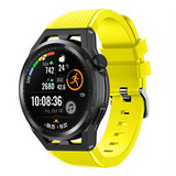 Strap-it® Huawei Watch GT siliconen bandje (geel)