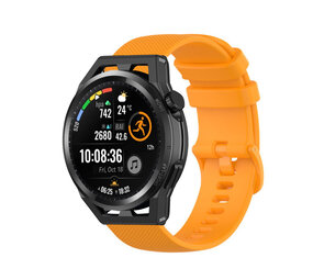 Strap-it® Huawei Watch GT luxe siliconen bandje (oranje)