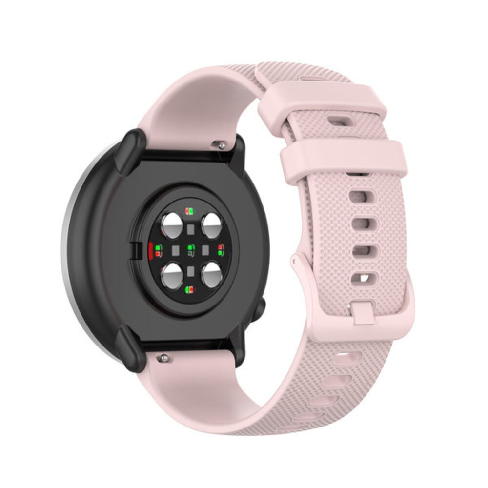 Strap-it® Strap-it Huawei Watch GT 2 Luxe Siliconen bandje (roze)