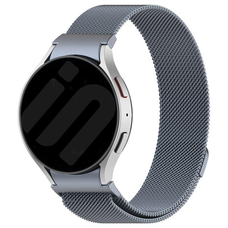 Strap-it® Strap-it Samsung Galaxy Watch 6 Classic 47mm 'One push' Milanese band (grijs) Strap-it® Strap-it Samsung Galaxy Watch 6 Classic 47mm 'One push' Milanese band (grijs)
