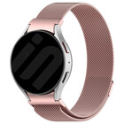Strap-it® Strap-it Samsung Galaxy Watch 6 44mm 'One push' Milanese band (roze)
