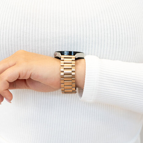 Bandz Bandz Polar Ignite 3 stalen band 'Classic' (roségoud)