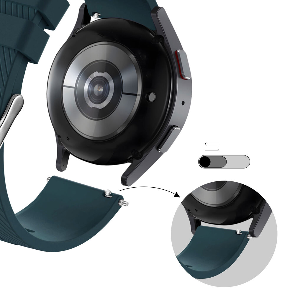 Bandz Bandz Polar Unite siliconen band 'Deluxe' (donkergroen)