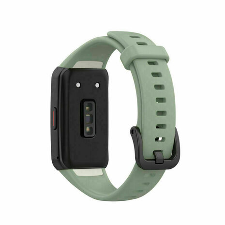 Strap-it® Strap-it Huawei Band 6 siliconen bandje (lichtgroen)